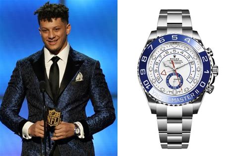 patrick mahomes rolex gmt|patrick mahomes yacht watch.